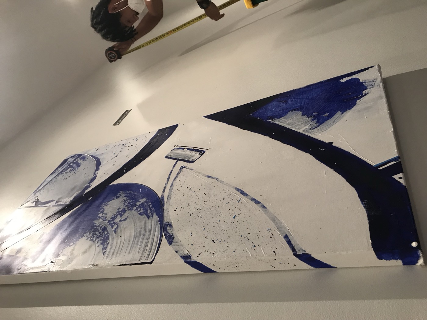 Canvas detail, pre-installation